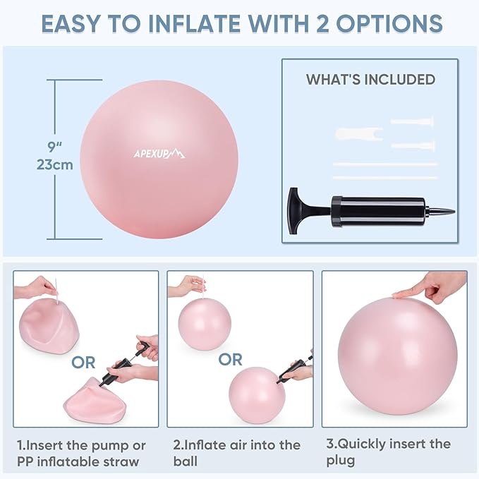 APEXUP Yoga Ball Exercise Ball