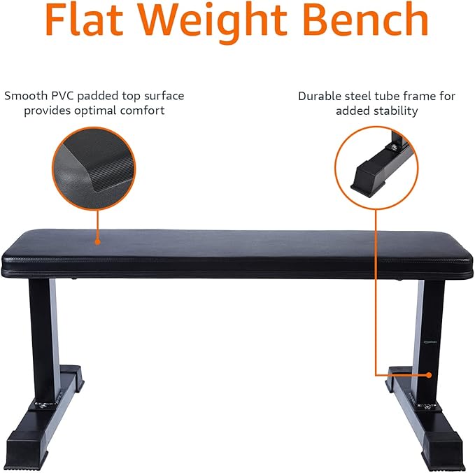 Amazon Basics Flat Weight Bench