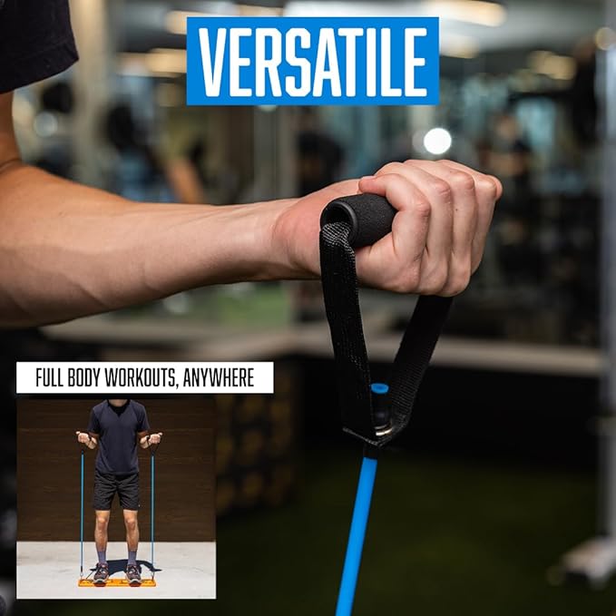 Push Up Board for Men and Women- Multifunctional Workout Equipment- Foldable Push Up Bar- Fitness Gym Equipment- Portable Board for Home Exercise and Workout- Push Up Board by Fitby