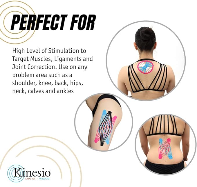 Kinesio Taping - Elastic Therapeutic Athletic Tape Tex Gold FP - Bulk Roll - Blue – 2 in. x 103 ft