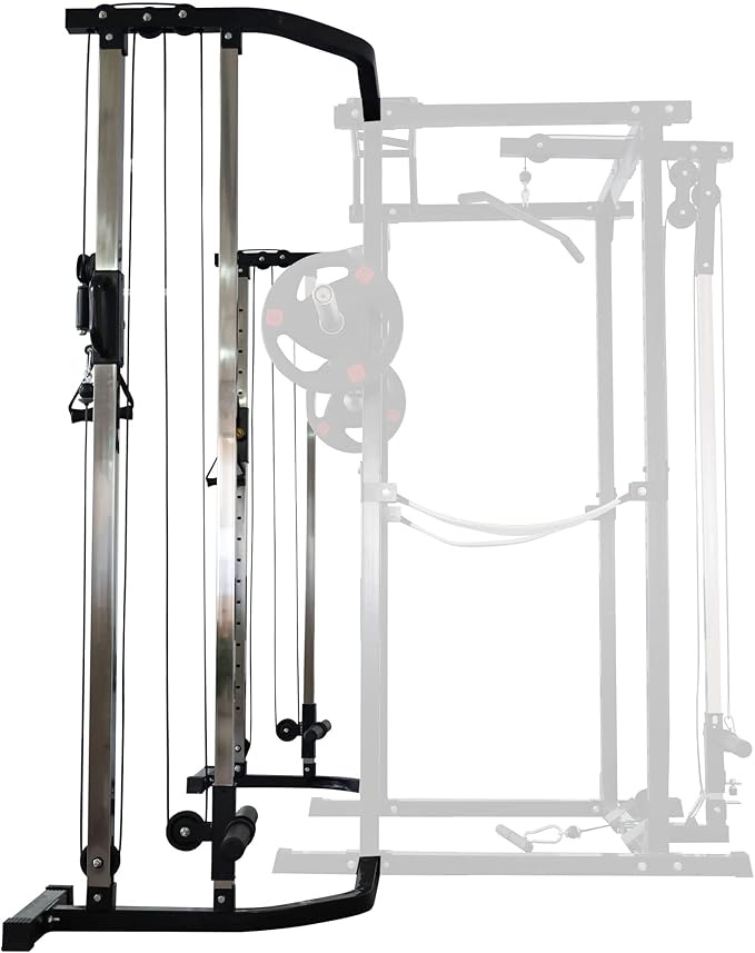 Signature Fitness Multi-Function Adjustable Power Cage with J-Hooks