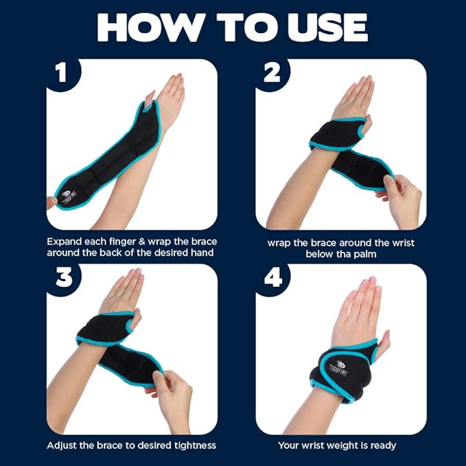 Wrist Weights Set Thumblock Arm Weight for Women