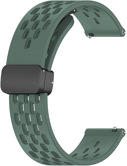 Compatible with SUUNTO OCEAN bands, 20mm, 22mm Quick Release Breathable Soft Silicone Sport Band with Magnetic Butterfly Clousure Replacemet Straps Compatible with SUUNTO OCEAN, RACE, RACE S, VERTICAL, 9 PEAK, 9 PEAK PRO, 5 Peak, 3 Smartwatch