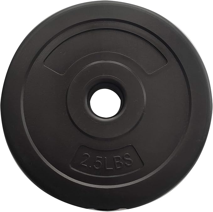 BalanceFrom Fitness 40 Pound All Purpose Vinyl Weight 2.5 Pound 7.5 Pound 14 Piece