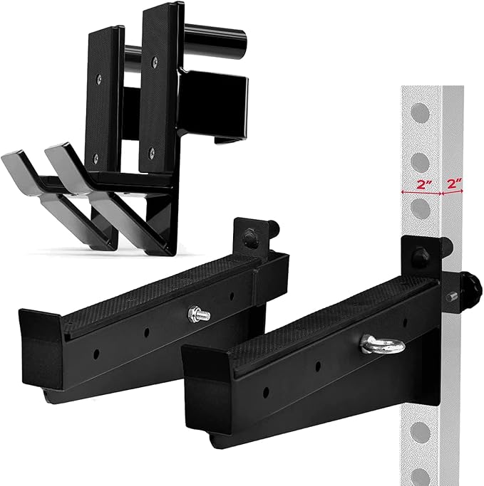 Yes4All Power Rack Accessories J-Hooks 2x2 2x2 and 2x2 /