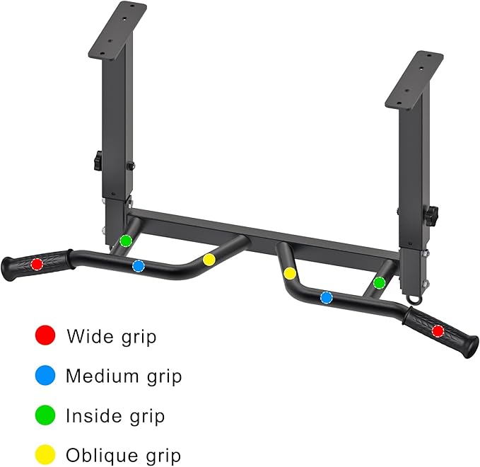 SELEWARE 24" Adjustable Ceiling Mounted Pull Up Bar