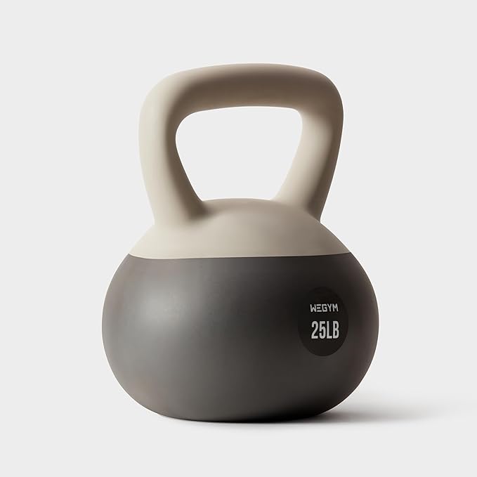 Soft Kettlebells with Cushioned Impact-Resistant Base and Anti-Slip