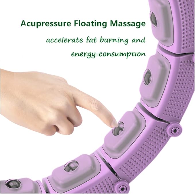 Silent Hula Fitness Hoops Weighted Smart Hula Exercise
