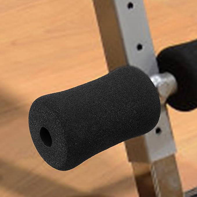 Sponge Foam Foot Pad Roller 2 Pair 1-inch Rod 5.3" X 2.9" ;Od 0.87" Id)