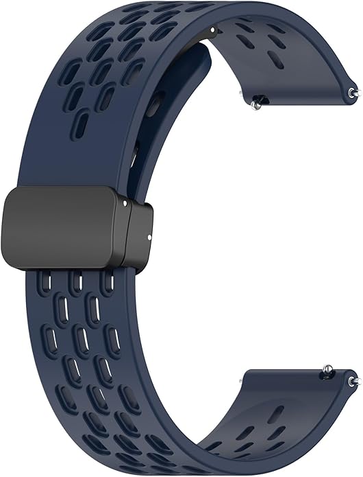 Compatible with SUUNTO OCEAN bands, 20mm, 22mm Quick Release Breathable Soft Silicone Sport Band with Magnetic Butterfly Clousure Replacemet Straps Compatible with SUUNTO OCEAN, RACE, RACE S, VERTICAL, 9 PEAK, 9 PEAK PRO, 5 Peak, 3 Smartwatch