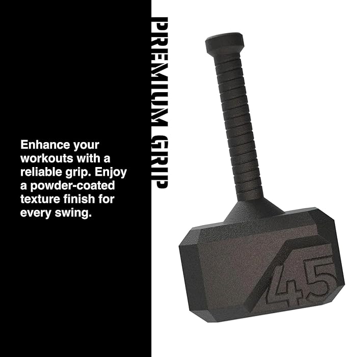 Tribe WOD Hammer Kettlebell 15-70lb + Adjustable