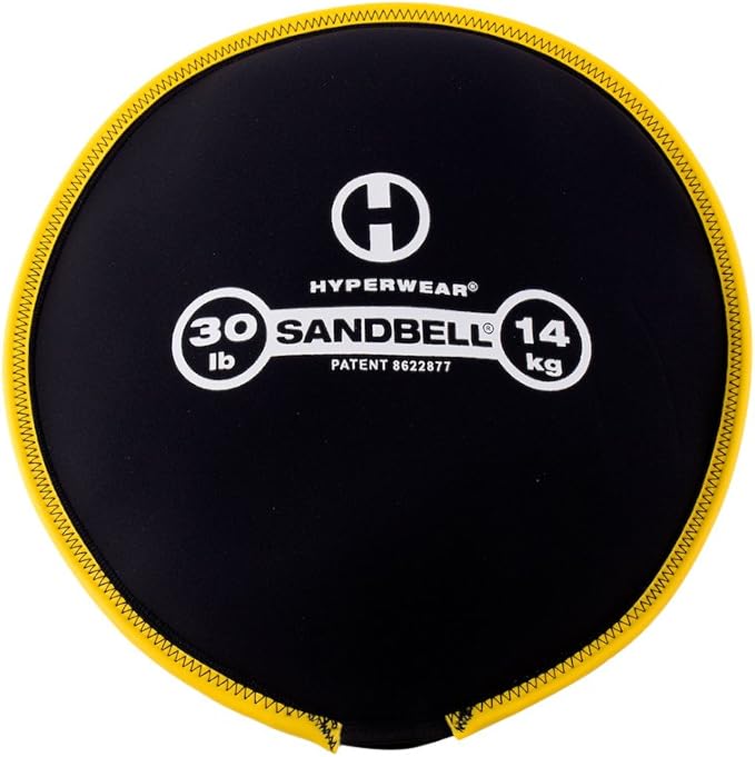 HYPERWEAR SandBell Sandbag Workout Bag Pre-Filled with Clean 2lb -50lb) -50lb)