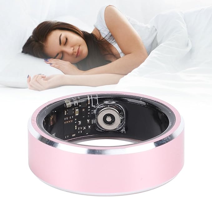 Smart Ring Health Tracker, Wearable Fitness Tracker Ring for Sleep Steps Calories, IP68 Waterproof Smart Ring for Men Women