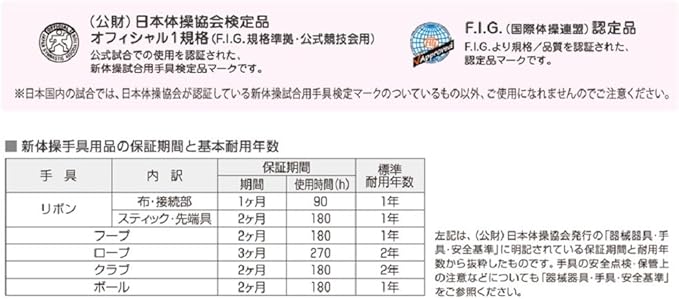 Sasaki M-207BRM-F Rhythmic Gymnastics 7.3 inches (18.5 cm)