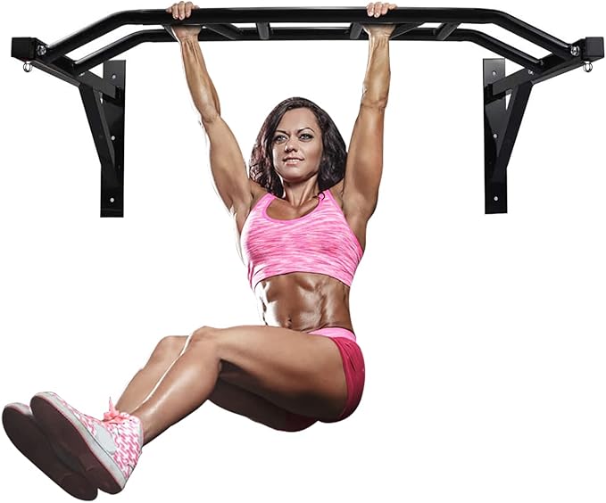Wall Mounted Pull up Bar Multifunctional Chin up 440 Lbs…