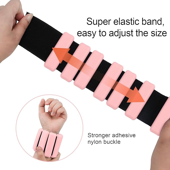 Wearable wrist weights and ankle weights ,1-2 lb.