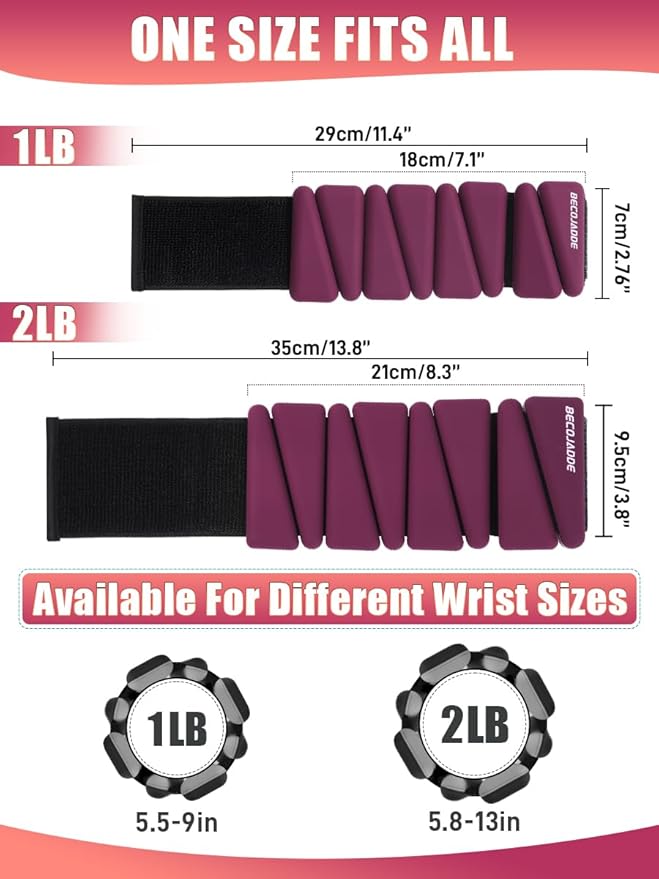 Wrist Ankle Weights Adjustable Training Intensity for Strength 2