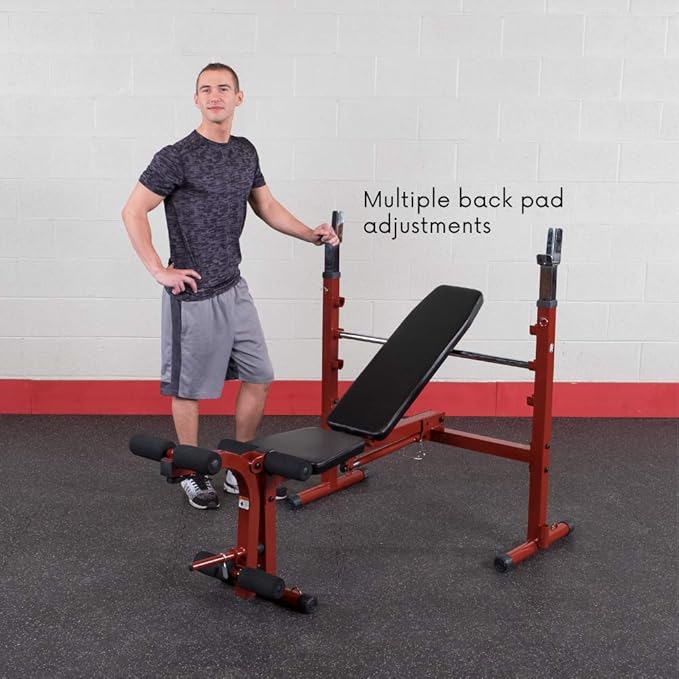 Body-Solid Best Fitness BFOB10 Adjustable Olympic Folding Weight