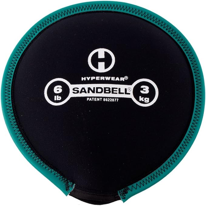 HYPERWEAR SandBell Sandbag Workout Bag Pre-Filled with Clean 2lb -50lb) -50lb)