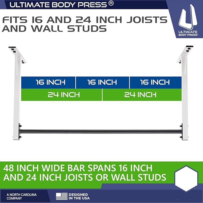 Wall or 9ft Ceiling Mount Pull Up Bar