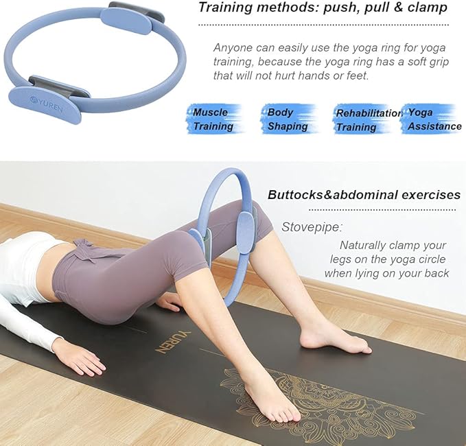 YR Pilates Ring 14.7 inch Fitness Circle