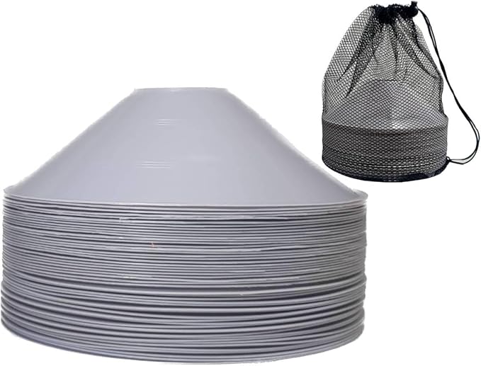 Thicker Disc Cones (Set of 50) Agility Soccer
