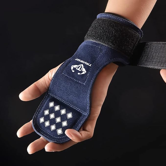 Wrist Straps for Weightlifting for Maximum Grip Support - Lifting Deadlift Strap & Weight Lifting Grips Gloves for Working Out Pull Up Deadlifting & Shrugs