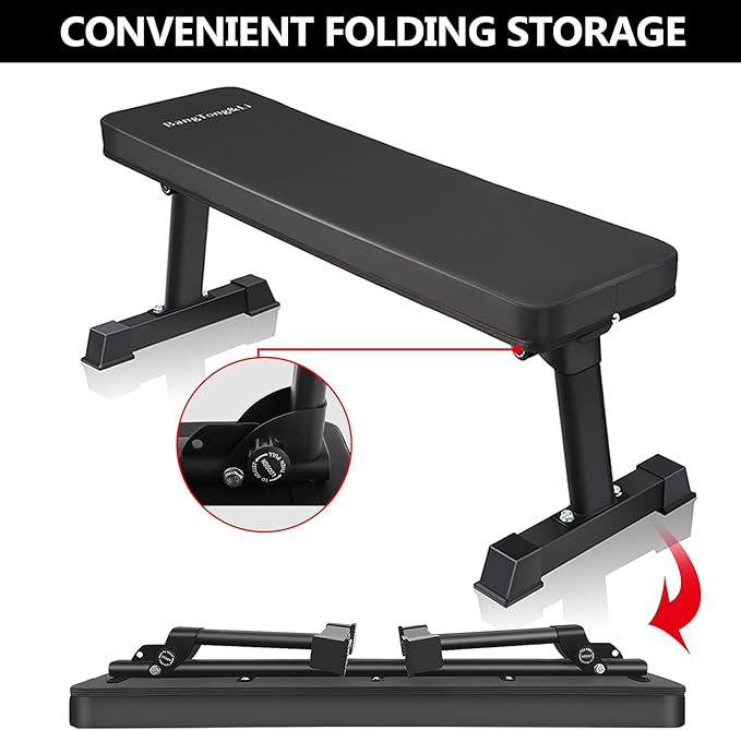 BangTong&Li Flat Weight Bench Utility Workout Exercise Training