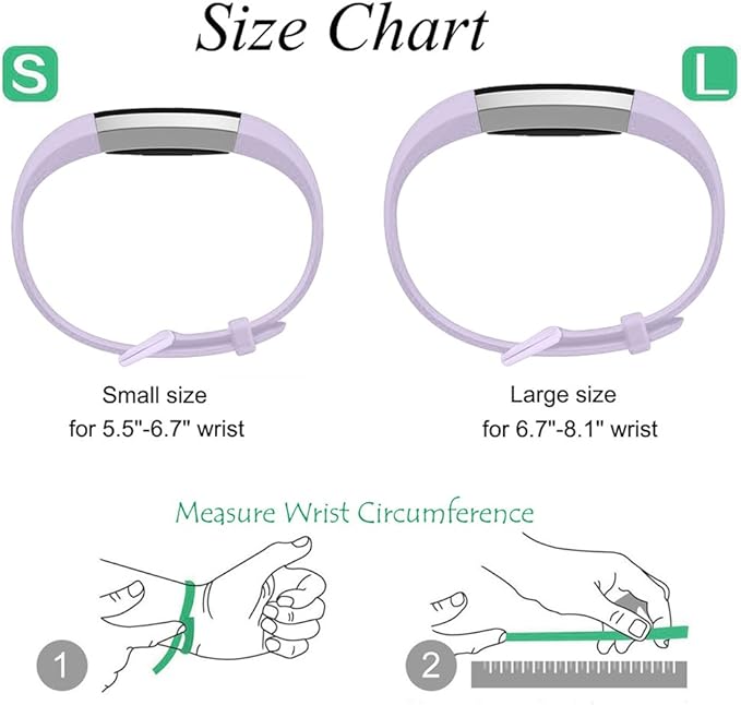 GEAK Bands Compatible with Fitbit Alta and Fitbit Alta HR, 3 Pack Soft Silicone Wristbands for Fitbit Alta HR Bands with Secure Metal Buckle for Men Women,Small Large