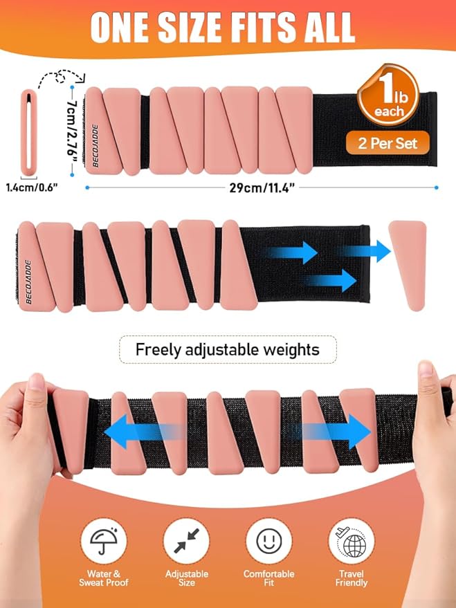 Wrist Ankle Weights Adjustable Training Intensity for Strength 2