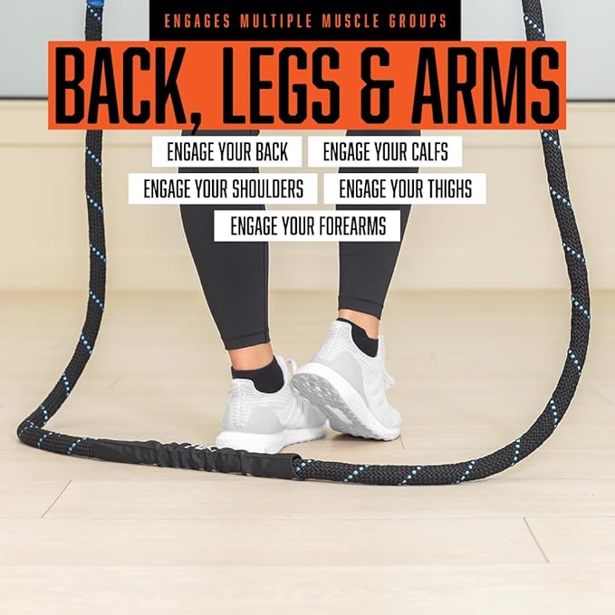 Weighted Jump Rope- Home Workout Rope- Skipping Rope 2.9lbs. - 9.9 Feet