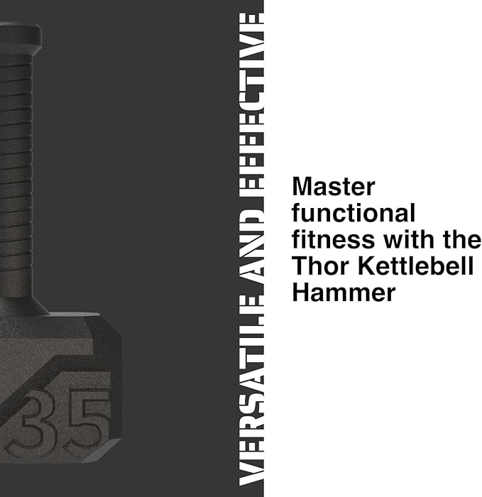 Tribe WOD Hammer Kettlebell 15-70lb + Adjustable
