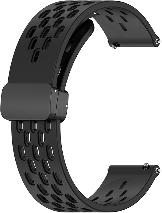 Compatible with SUUNTO OCEAN bands, 20mm, 22mm Quick Release Breathable Soft Silicone Sport Band with Magnetic Butterfly Clousure Replacemet Straps Compatible with SUUNTO OCEAN, RACE, RACE S, VERTICAL, 9 PEAK, 9 PEAK PRO, 5 Peak, 3 Smartwatch