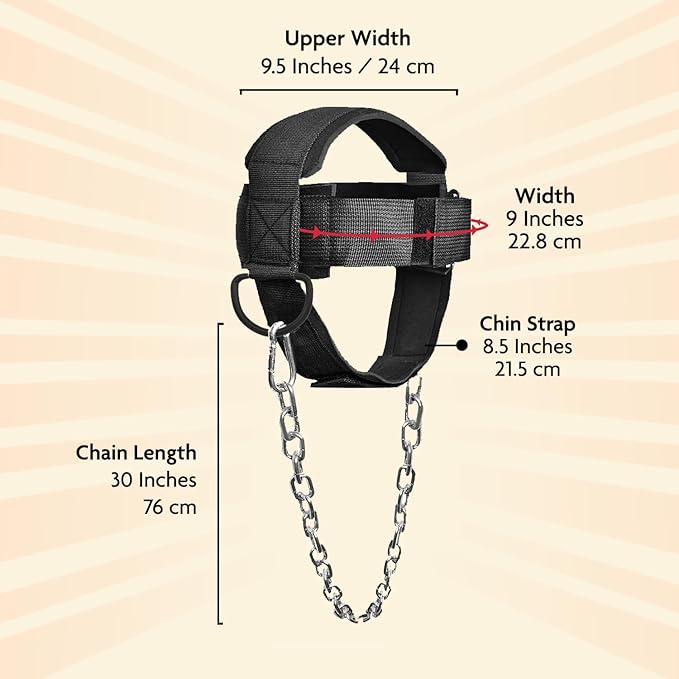 DMoose Fitness Neck Harness 30" Heavy