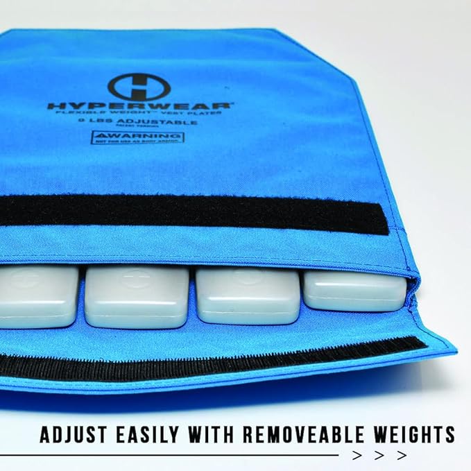 Hyperwear Hyper Vest TAC - Rucking Vest for Men and Women, Adjustable Weighted Vest for Strength Training, Endurance, and Fitness Workouts - Flexible Weight Plates (20-60 lbs)