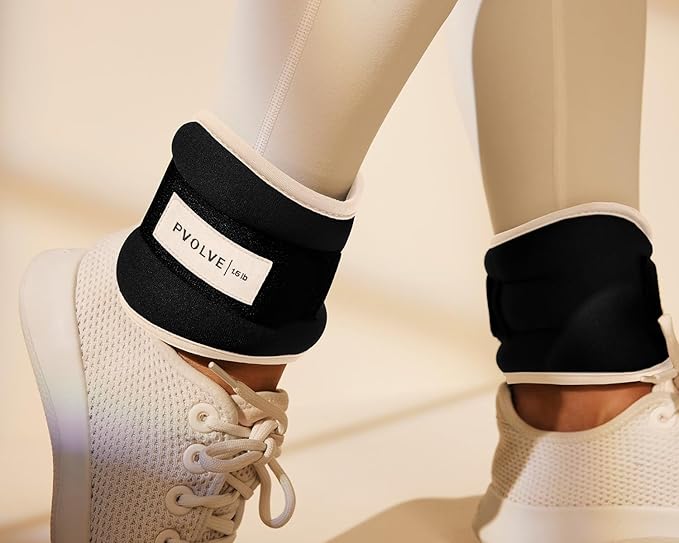 Pvolve 1.5lb Ankle Weights for Home Workouts -