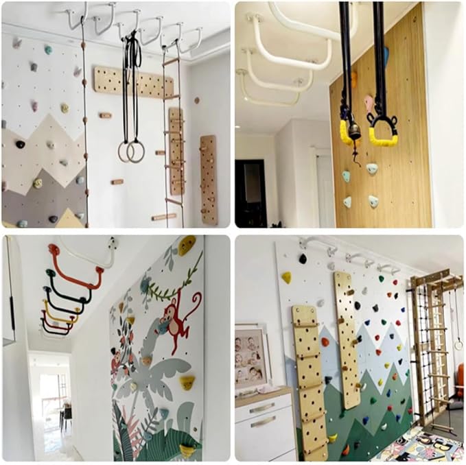 Wall mounted pull-up bar