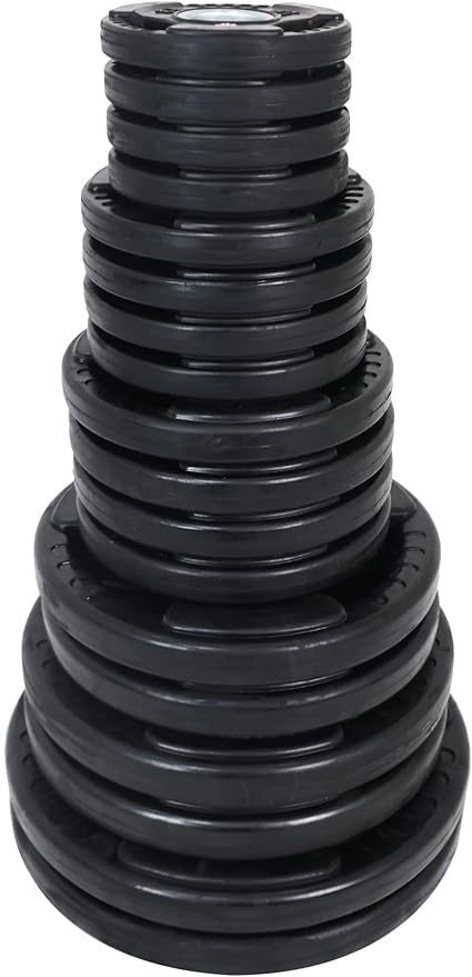 Signature Fitness Olympic Cast Iron Plate for Strength