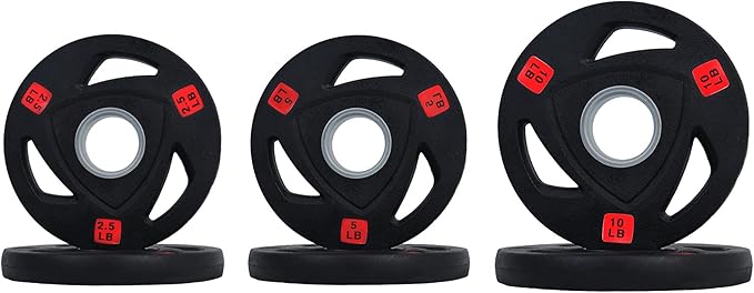 Signature Fitness Olympic 2-Inch Cast Iron Plate Weight