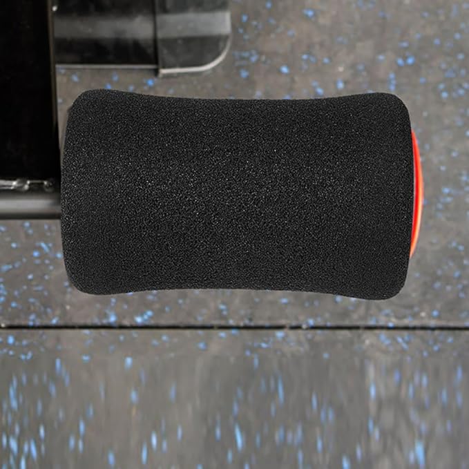Sponge Foam Foot Pad Roller 2 Pair 1-inch Rod 5.3" X 2.9" ;Od 0.87" Id)