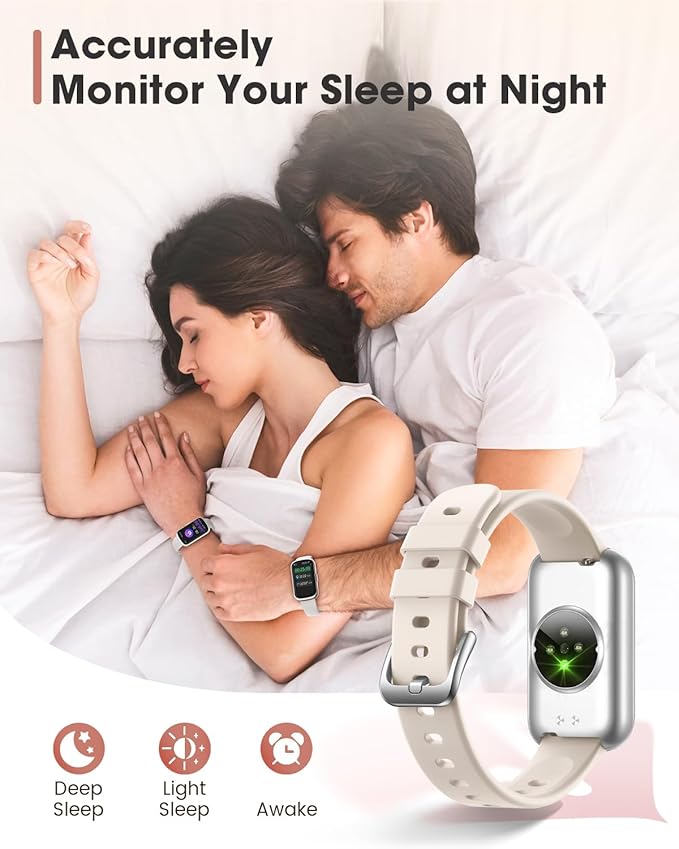 Fitness Tracker, 24/7 Heart Rate, Blood Oxygen Monitor Smart Watches for Women, Sleep and Step Tracker Smart Watch for Android Phones/iPhones, IP68 Activity Tracker with 20+ Sport Modes