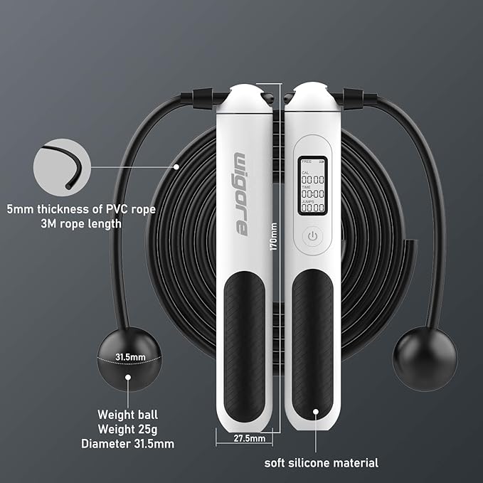 Jump Rope, Tangle free rapid speed jump ropes