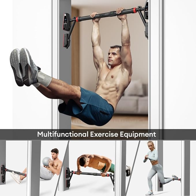 ONETWOFIT Pull Up Bar For Doorway 880lbs For