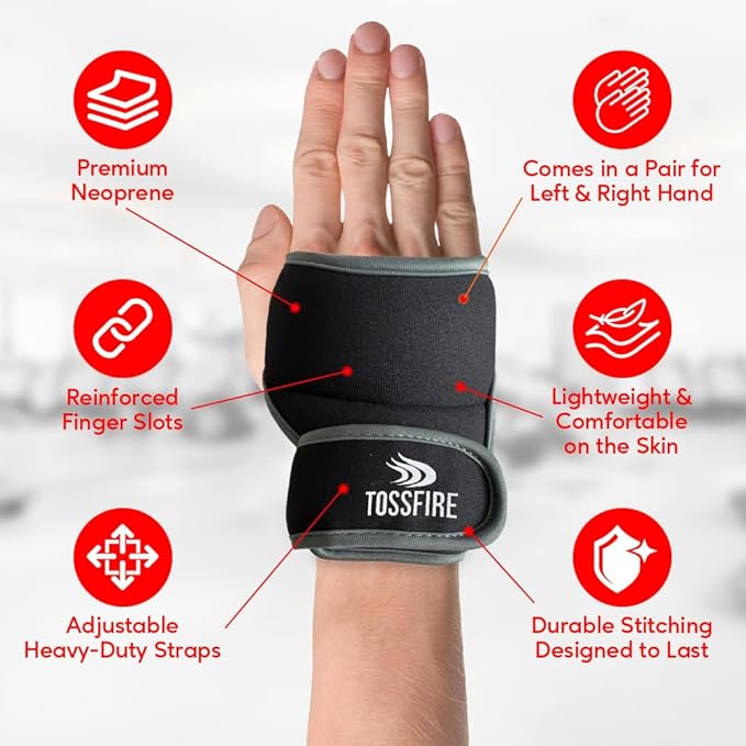 Wrist Weights Set Thumblock Arm Weight for Women