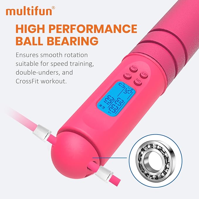 Jump Rope, multifun Speed Skipping Rope with Calorie