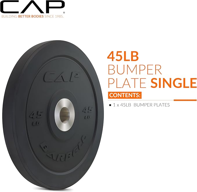 CAP Barbell Rubber Olympic Bumper Plate