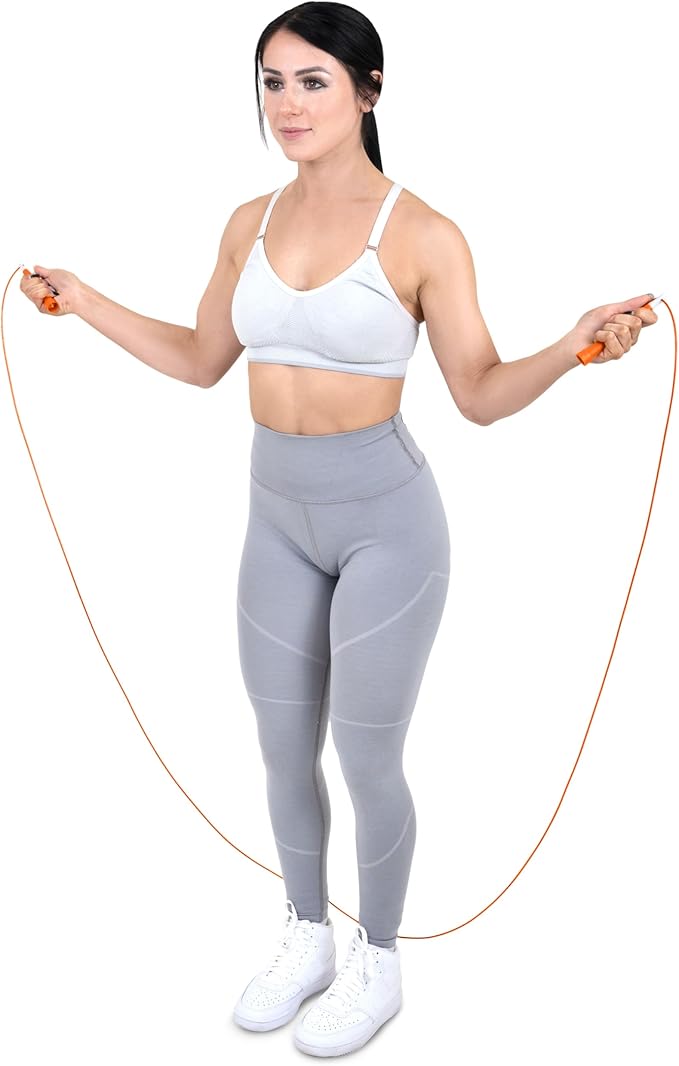 ProsourceFit Speed Jump Rope 10’ Adjustable Length, Super Fast Turning for Cardio, Boxing