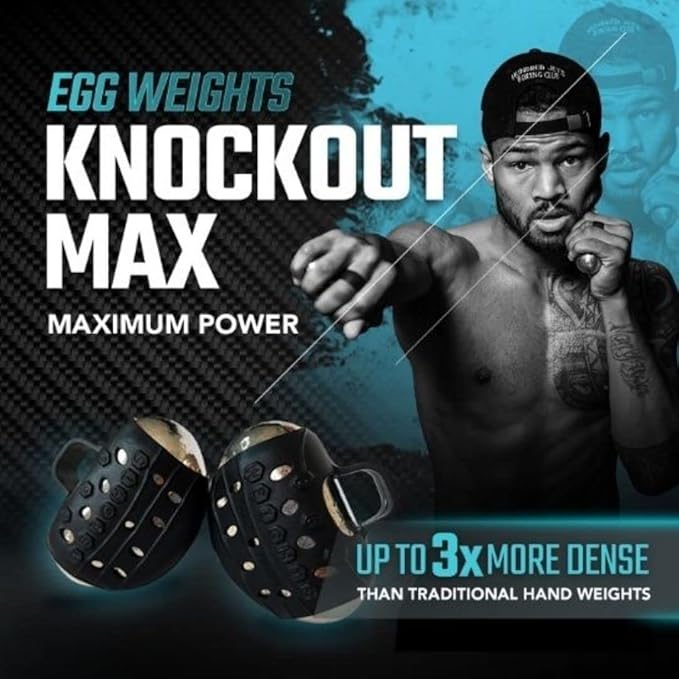 Egg Weights Knockout Max 5.0 lbs Set Bismuth 2 Eggs, 2.5 lbs