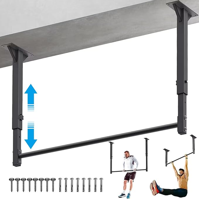 Kipika 48" Ceiling Mounted Pull Up Bar