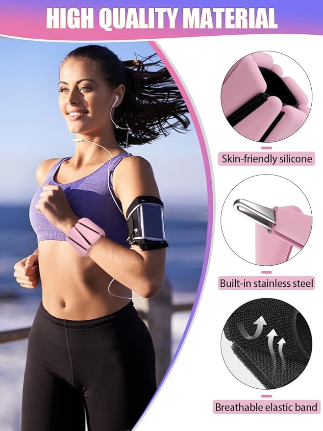 Wrist Ankle Weights Adjustable Training Intensity for Strength 2